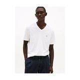 Tommy Hilfiger Erkek Essential V-Neck T-Shirt - Beyaz