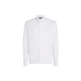 Tommy Hilfiger Erkek Flex Poplin Normal Kesim Gömlek Beyaz