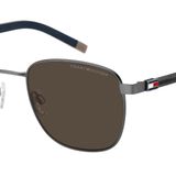 Tommy Hilfiger Erkek Güneş Gözlüğü, TH 2138/S, Koyu Gri