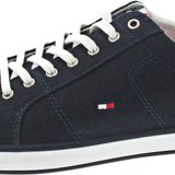 Tommy Hilfiger Erkek H2285arlow 1d Fm0fm00596 vulkanize spor ayakkabı, gece mavisi, 45 EU