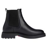 Tommy Hilfiger Erkek Hilfiger Comfort Lwt Lth Chelsea Fm0fm05591Low Bot, siyah, 40 EU