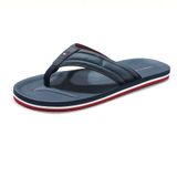Tommy Hilfiger Erkek Hilfiger Dolgulu Plaj Sandaleti Fm0fm05801 Parmak Arası Terlik, Mavi Çöl Gökyüzü, 42 EU