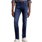 Tommy Hilfiger Erkek İnce Bleecker Pstr Morton Indigo Denim Pantolon, Morton İndigo, 34W / 32L