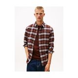 Tommy Hilfiger Erkek Kahverengi L/s Gömlek - XL