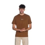 Tommy Hilfiger Erkek Kahverengi T-Shirt, BRAND LOVE SMALL CENTER TEE, XL Beden
