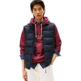 Tommy Hilfiger Erkek Kapitone Regular Fit Yelek, Lacivert, L Beden