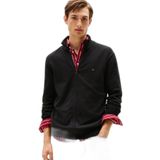Tommy Hilfiger Erkek kazak fermuarlı Essential Cotton Zip Thru dik yaka, Mavi (Desert Sky), XXL