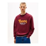 Tommy Hilfiger Erkek Kırmızı Triko Sweatshirt
