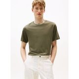 Tommy Hilfiger Erkek Kısa Kol Bisiklet Yaka Pamuklu Düz Model Yeşil T-Shirt MW0MW39368-PLI - 2XL