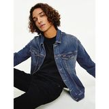 Tommy Hılfıger Erkek Kot Ceket DM0DM10244-1A5 - Mavi