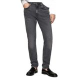 Tommy Hilfiger Erkek kot pantolon, konik dar kesim, Denim (zengin gri), 32W / 30L
