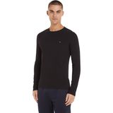 TOMMY HILFIGER Erkek Marka Logolu Günlük Kullanıma Uygun Siyah Sweatshirt MW0MW10804-BDS S