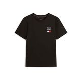Tommy Hilfiger Erkek Marka Logolu Günlük Kullanıma Uygun Siyah T-Shirt MW0MW42367 BDS