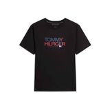 Tommy Hilfiger Erkek Marka Logolu Günlük Kullanıma Uygun Siyah T-Shirt MW0MW42369 BDS