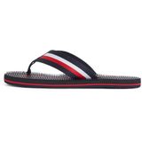 Tommy Hilfiger Erkek Masaj Hilfiger Beach Sandal Fm0fm05443 Parmak Arası Terlik, Mavi Çöl Gökyüzü, 41 EU