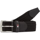TOMMY HILFIGER Erkek NEW ADAN BELT 3.5CM Kemer Black 85