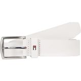 TOMMY HILFIGER Erkek NEW DENTON 3.5 BELT Kemer Optic White 85