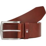 Tommy Hilfiger Erkek NEW DENTON BELT 4.0 Kemer Dark Tan 85