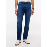 Tommy Hilfiger Erkek Normal Bel Düz Paça Esnek Pamuklu Denim Lacivert Jeans MW0MW43164-1A7 - 30 - 30