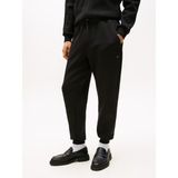 Tommy Hilfiger Erkek Normal Kalıp Beli ve Paçası Lastikli Pamuklu Siyah Eşofman Altı MW0MW41357-BDS - 2XL