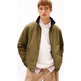 Tommy Hilfiger Erkek Normal Kalıp Çift Taraflı Dik Yakalı Uzun Kollu Haki-Lacivert Ceket MW0MW41862-RBN