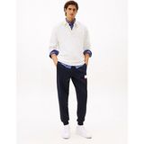 Tommy Hilfiger Erkek Normal Kalıp Paçası Lastikli Th Imza Şeritli Pamuklu Lacivert Eşofman Altı MW0MW40416-DW5 - 3XL