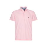 Tommy Hilfiger Erkek Pembe Polo Yaka T-Shirt Hilfiger Regular Polo MW0MW10766