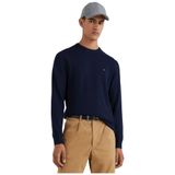 Tommy Hilfiger Erkek Pima Org Ctn Kaşmir Yuvarlak Yaka Kazak, Desert Sky, M