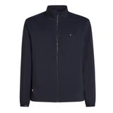 Tommy Hilfiger Erkek Polar Ceket, Uzun Kollu, Düz Desen, Dik Yaka, Lacivert, L Beden