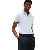 Tommy Hilfiger Erkek Polo Gömlek Kısa Kollu, Açık Mavi, M Beden