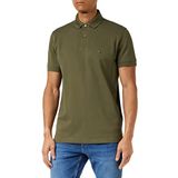Tommy Hilfiger Erkek Polo Gömlek, ordu yeşili, M