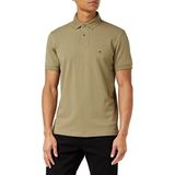 Tommy Hilfiger Erkek Polo Tişört Kısa Kollu 1985 Regular Fit, Kahverengi (Woodridge), S