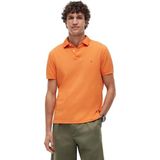 Tommy Hilfiger Erkek Polo Tişört Kısa Kollu 1985 Regular Fit, Turuncu (Orange Lale), XXL