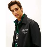 Tommy Hilfiger Erkek Racıng Coach Jacket Mont MW0MW41871BDS - Siyah