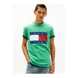 Tommy Hilfiger Erkek Regular Fit Big Flag T-shirt