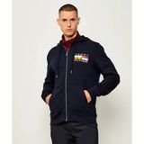 Tommy Hilfiger Erkek Regular Fit Kapüşonlu Bayrak Logolu %100 Pamuklu Uzun Kollu Lacivert Ceket MW0MW40043-DW5 - 2XL