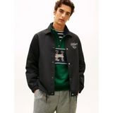 Tommy Hilfiger Erkek Regular Fit Logo Detaylı Uzun Kollu Siyah Ceket MW0MW41871-BDS - 2XL