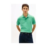 Tommy Hilfiger Erkek Regular Fit Tipped Polo Yaka T-Shirt - Yeşil - XL