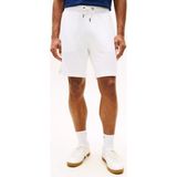 Tommy Hilfiger Erkek Regular Fit Yanları Şerit Çizgili Kısa Beyaz Şort MW0MW42883-YBR