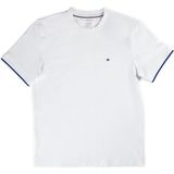 Tommy Hilfiger Erkek Regular Fit Yuvarlak Yakalı Pamuklu Kısa Kollu Beyaz T-Shirt MW0MW38626-YBR