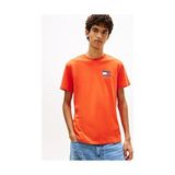 Tommy Hilfiger Erkek Slim Fit Essential Flag T-Shirt - Kırmızı