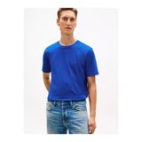 Tommy Hilfiger Erkek Slim Fit Yuvarlak Yakalı Kısa Kollu Esnek Kumaş Mavi2 T-Shirt