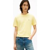 Tommy Hilfiger Erkek Slim Fit Yuvarlak Yakalı Kısa Kollu Esnek Kumaş Sarı T-Shirt MW0MW39995-ZF0 - Sarı1 - XL