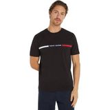 Tommy Hilfiger Erkek S/S Tişört, siyah siyah), M