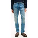 Tommy Hilfiger Erkek Straight Fit Geniş Paçalı Pamuklu Denim Mavi Jeans MW0MW42318-1BE - 32 - 32