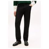 Tommy Hilfiger Erkek Straight Fit Pamuklu Denim Siyah Jeans