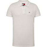 Tommy Hılfıger Erkek T-Shırt DM0DM18312-YBL - Beyaz