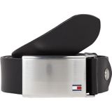 Tommy Hilfiger Erkek TH PLAQUE BELT 3.5 ADJ Kemer Black 95