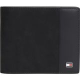 Tommy Hilfiger Erkek Th Soho Cc and Coin AM0AM14502 Bifold cüzdan, siyah, tek boy