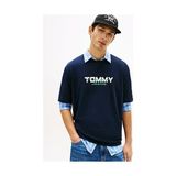 Tommy Hilfiger Erkek Tjm 90's Blok Detaylı T-Shirt - Gece Mavisi